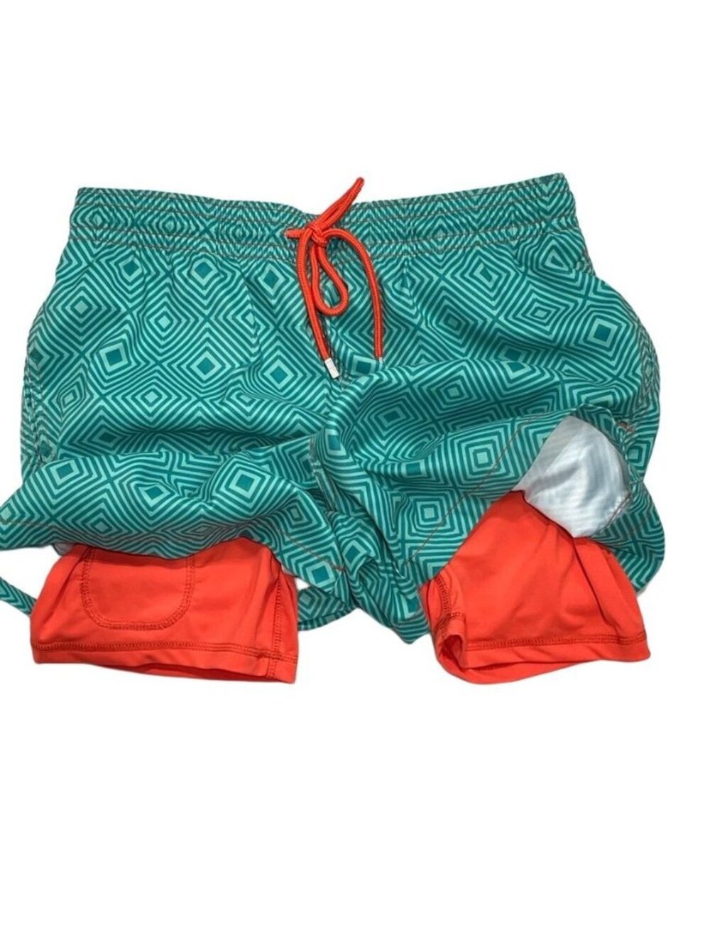 Capelle Swim Shorts Geo Print Medium Length Board-shorts/ Trunks Men's Size 30
